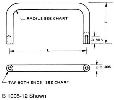 Dimensional drawing for Staffall part 1017