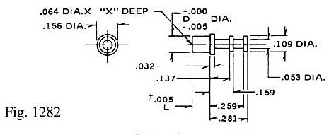 Dimensional drawing for Staffall part 1282