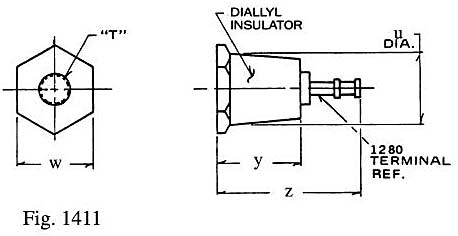 Dimensional drawing for Staffall part 1411