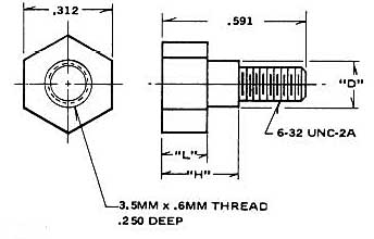 Dimensional drawing for Staffall part 1505