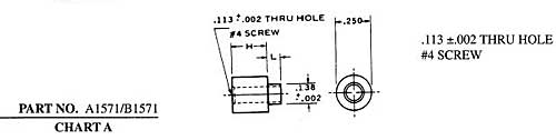 Dimensional drawing for Staffall part 1571