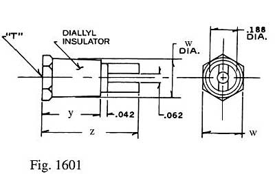 Dimensional drawing for Staffall part 1601
