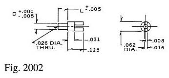 Dimensional drawing for Staffall part 2002