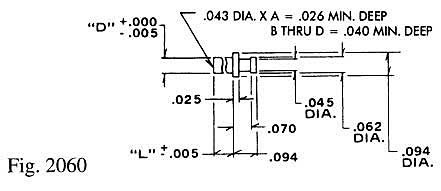 Dimensional drawing for Staffall part 2060