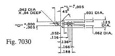 Dimensional drawing for Staffall part 7030