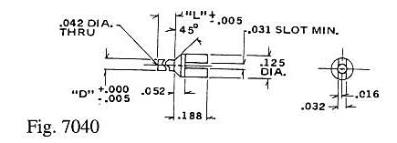 Dimensional drawing for Staffall part 7040
