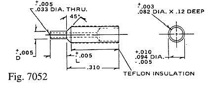 Dimensional drawing for Staffall part 7052
