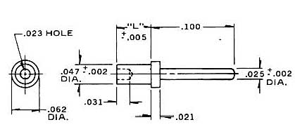Dimensional drawing for Staffall part 7719