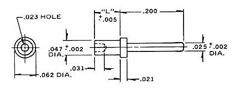Dimensional drawing for Staffall part 7720