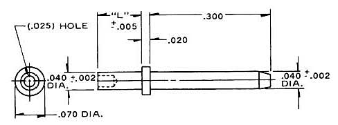 Dimensional drawing for Staffall part 7721