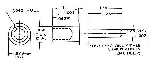 Dimensional drawing for Staffall part 7722