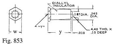 Dimensional drawing for Staffall part 853